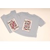 T-shirt Mali Queen baby blue